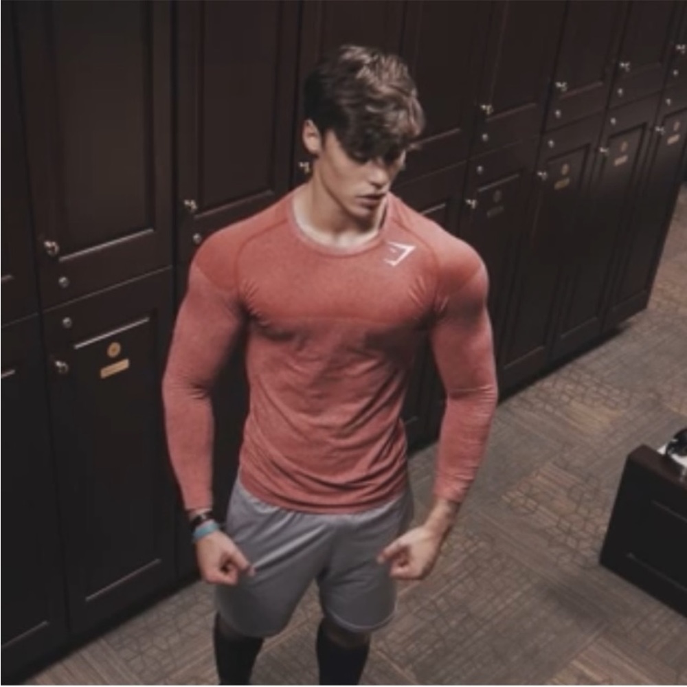 Gymshark Red Phantom Long Sleeve size S